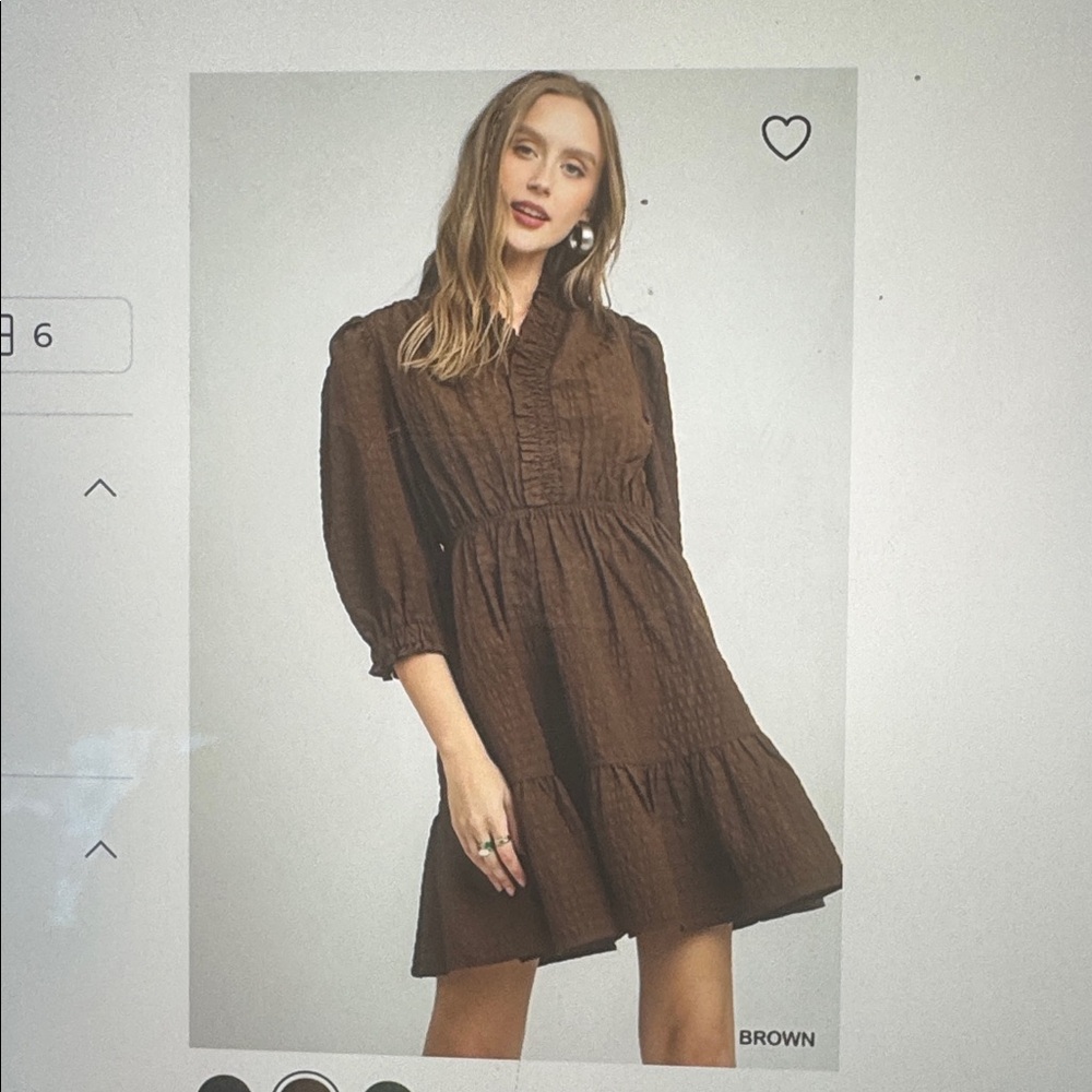 Dresses. Brown